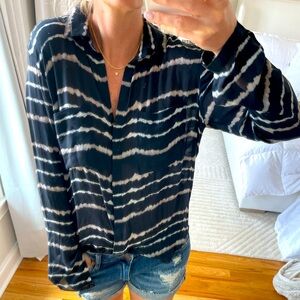 Cloth & Stone super soft striped shirt size S